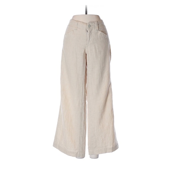 Pilcro and The Letterpress linen blend crop pants - Picture 4 of 4